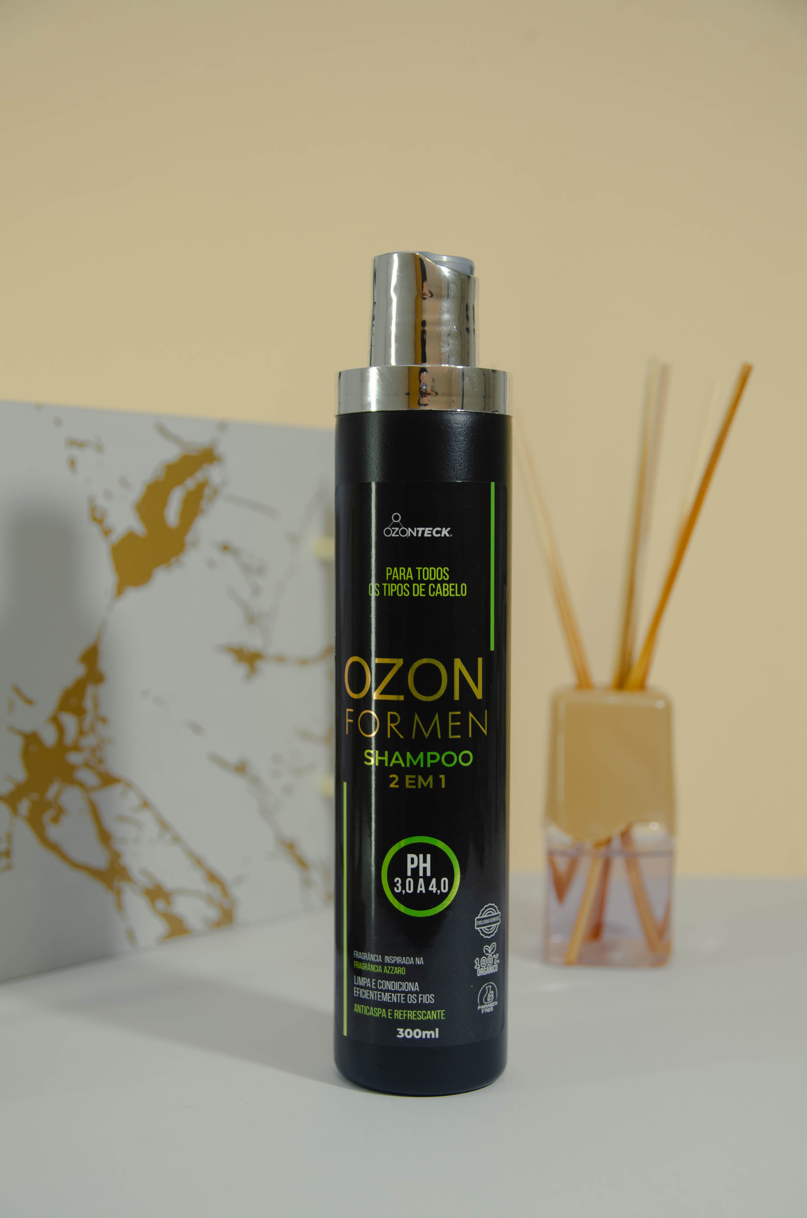 Shampoo Ozon-for Men Ozonizado 2x1 300ml