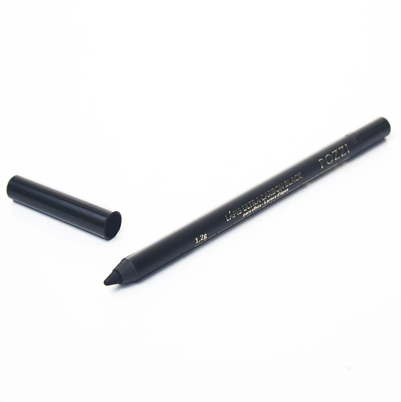 Lápis De Olho À Prova D’Água Ultra Carbon Black Pozzi