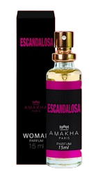 Perfume feminino Escandalosa 15ml Amakhha