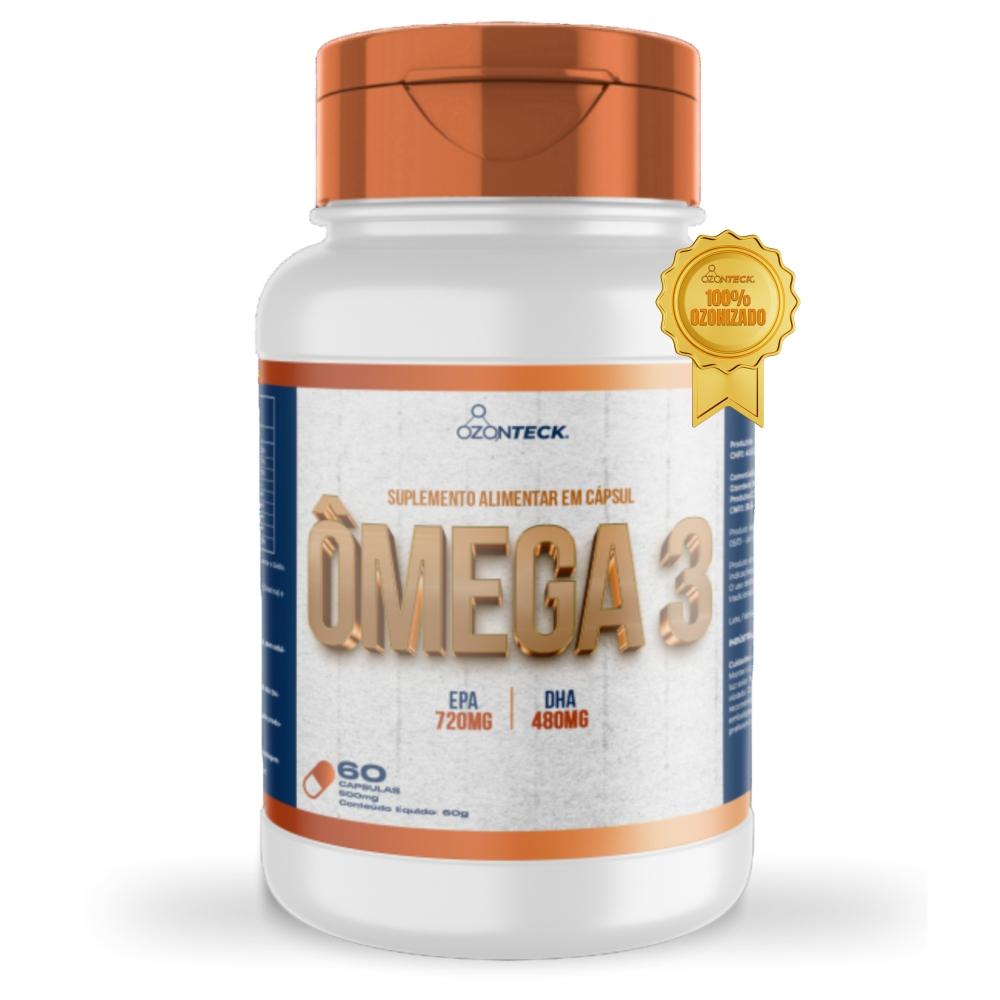 Ômega 3 Ozonizado Dha 480mg + Epa 720mg 60 cap