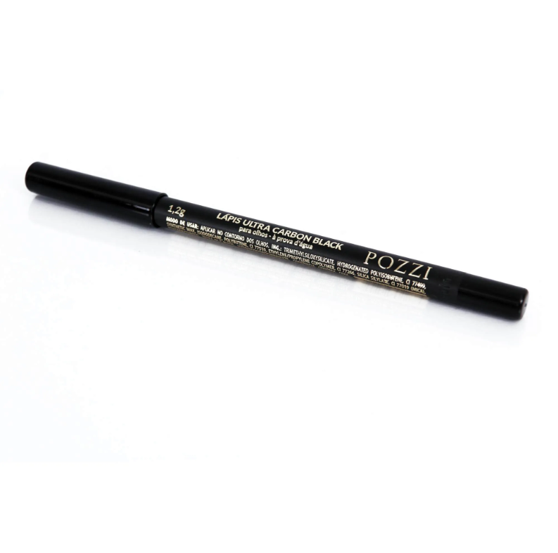 Lápis De Olho À Prova D’Água Ultra Carbon Black Pozzi