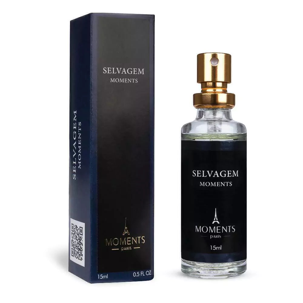 Perfume Masculino Selvagem Moments Paris 15ml Para Bolso