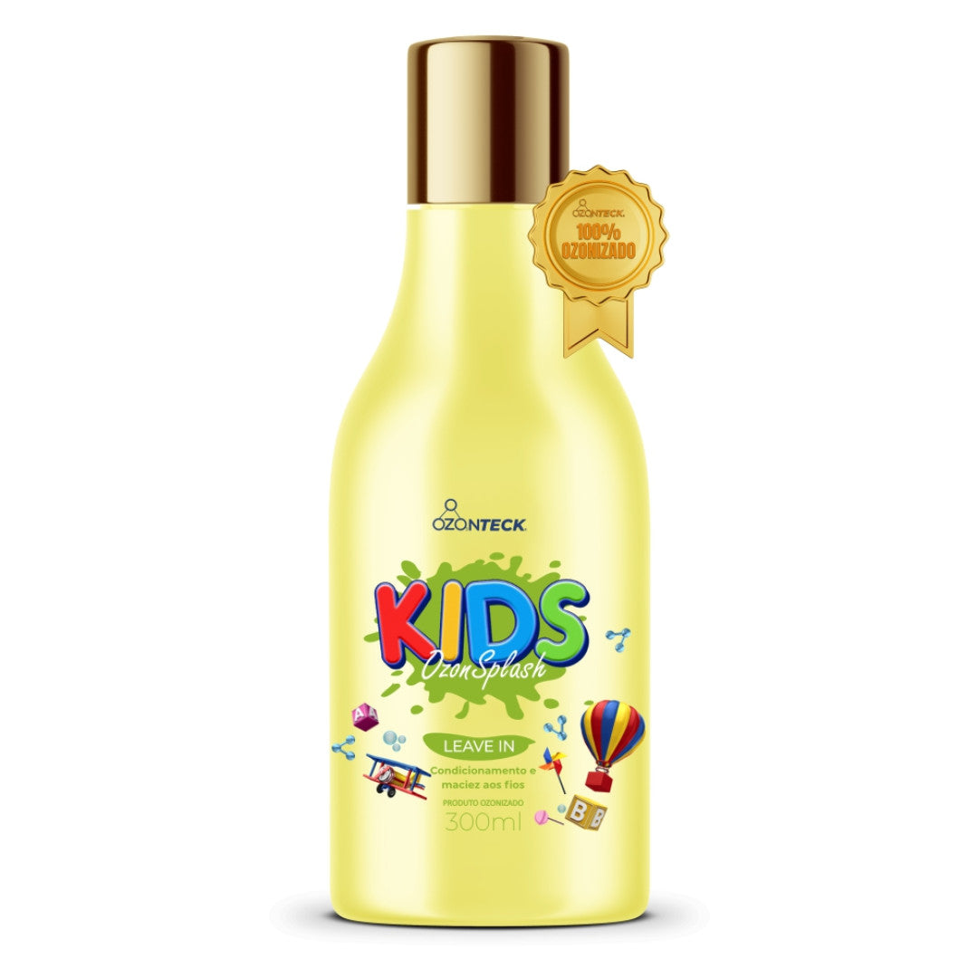 Creme de Pentear Leave In Kids Ozon Ação Hidratante Ante Frizz 300ml
