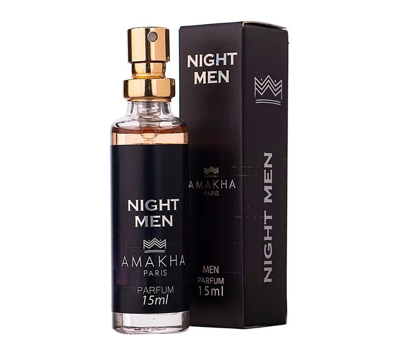 Perfume Masculino Night Men 15ml Amakha