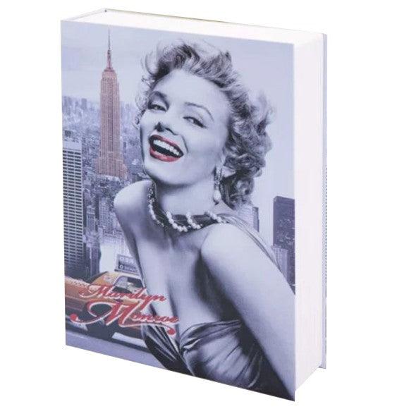 Cofre Livro Camuflado Metal com Chave 24cm x 16cm - Them Company