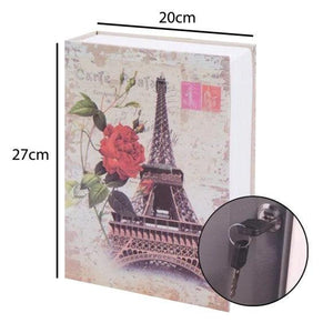 Cofre Livro Camuflado Metal com Chave 27cm x 20cm - Them Company