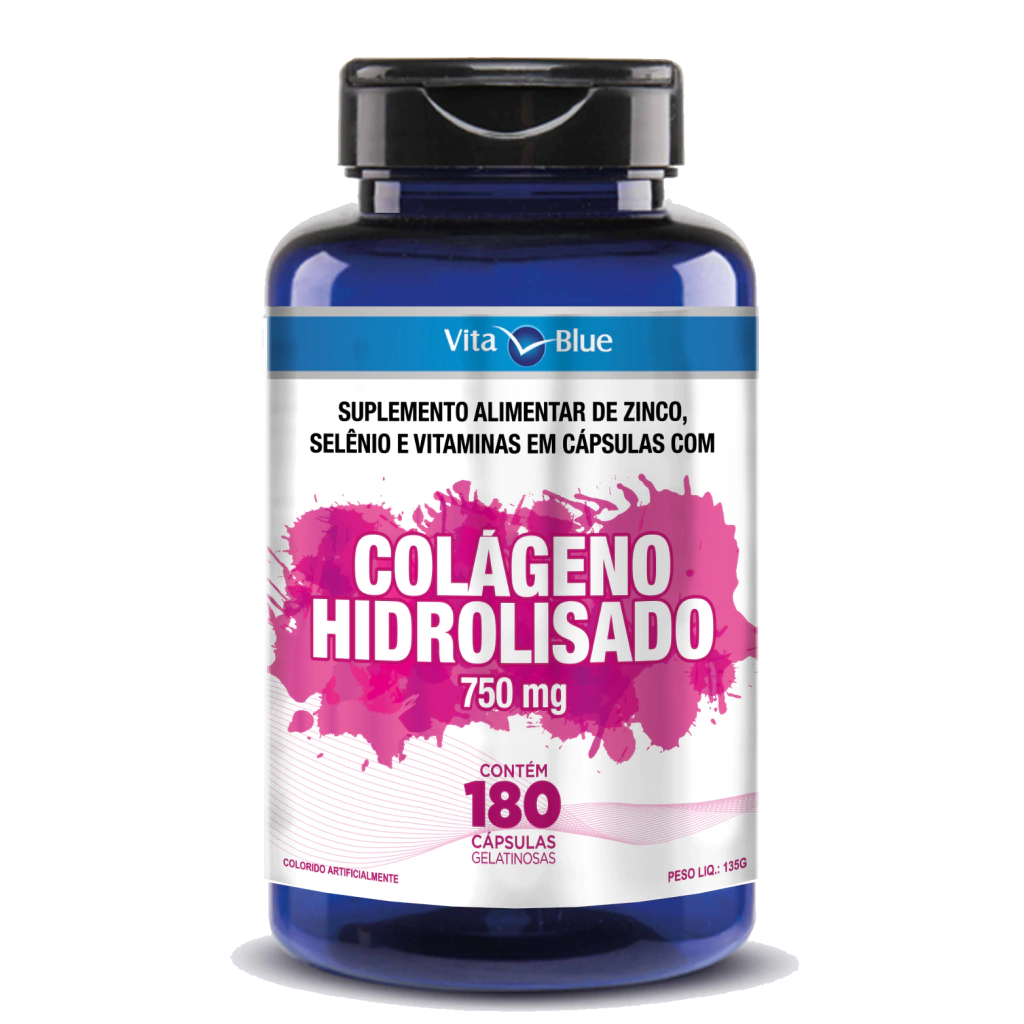 Colágeno Hidrolisado com 180 Cápsulas Softgel