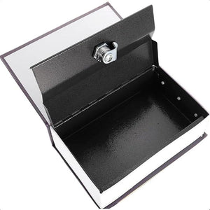 Cofre Livro Camuflado Metal com Chave 27cm x 20cm - Them Company