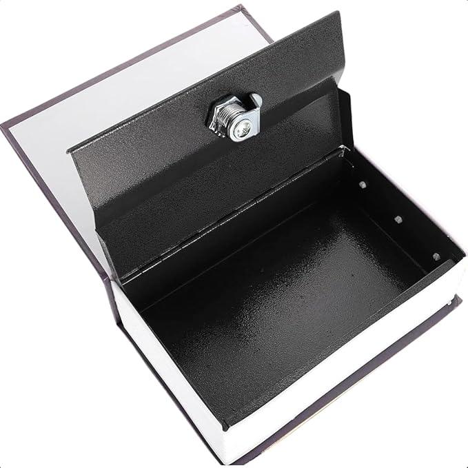 Cofre Livro Camuflado Metal com Chave 27cm x 20cm - Them Company