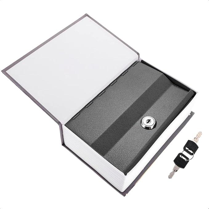 Cofre Livro Camuflado Metal com Chave 27cm x 20cm - Them Company