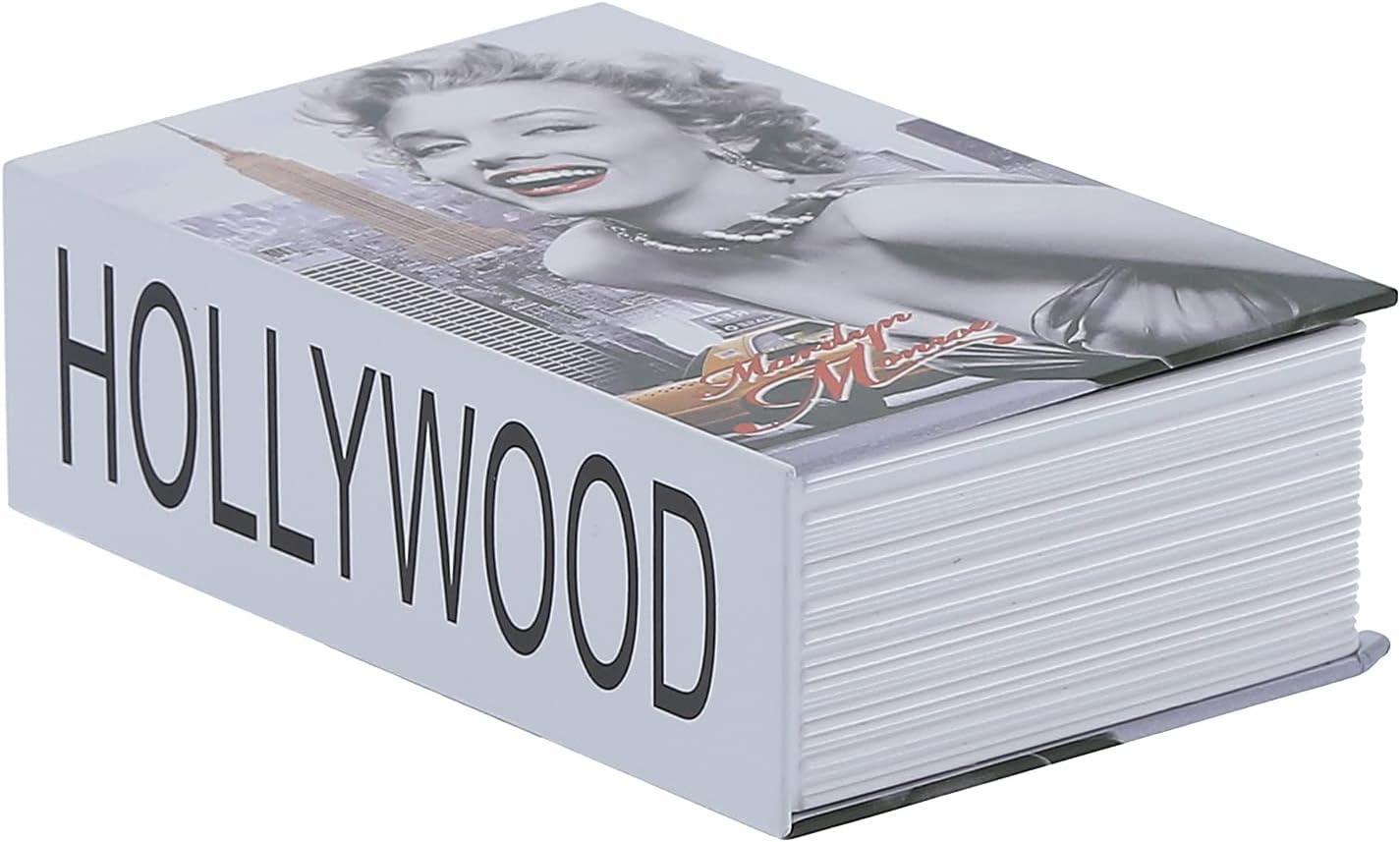 Cofre Livro Camuflado Metal com Chave 24cm x 16cm - Them Company