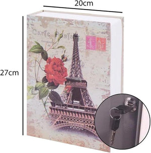 Livro Cofre Camuflado Metal com Chave 18cm x 12cm - Them Company