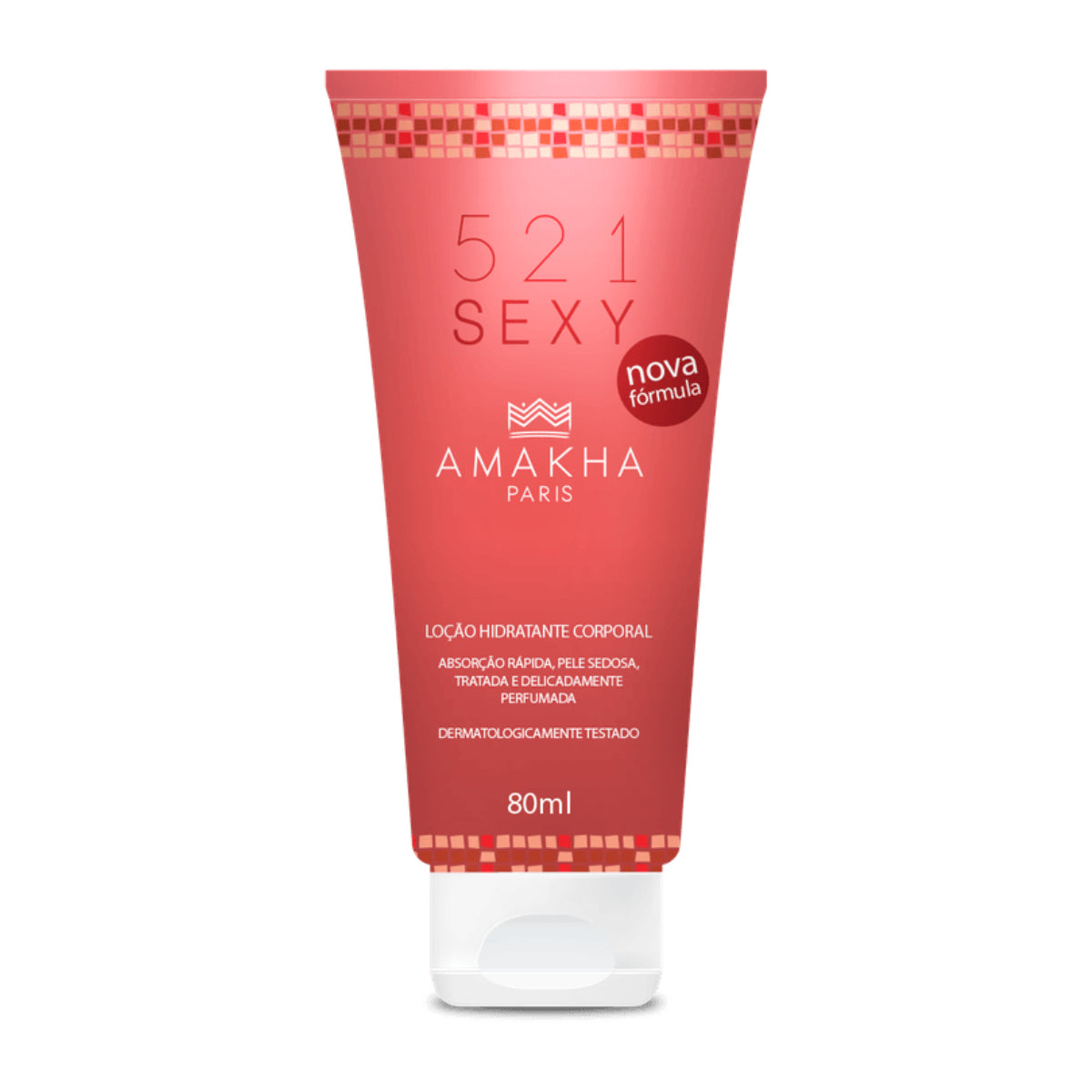 Loção Hidratante Corporal 521 Sexy Feminino 80ml Amakha