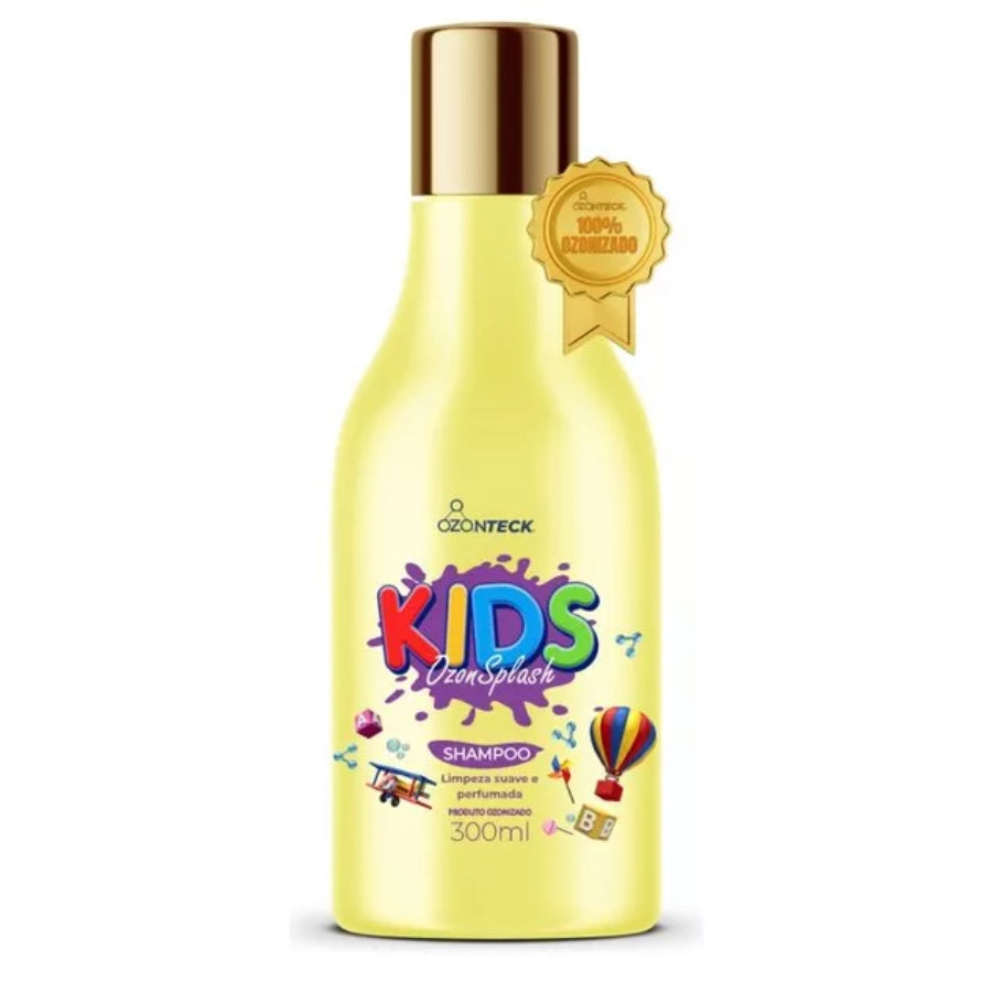 Shampoo Kids OzonSplash Ação Fortificante e Ante Frizz 300ml
