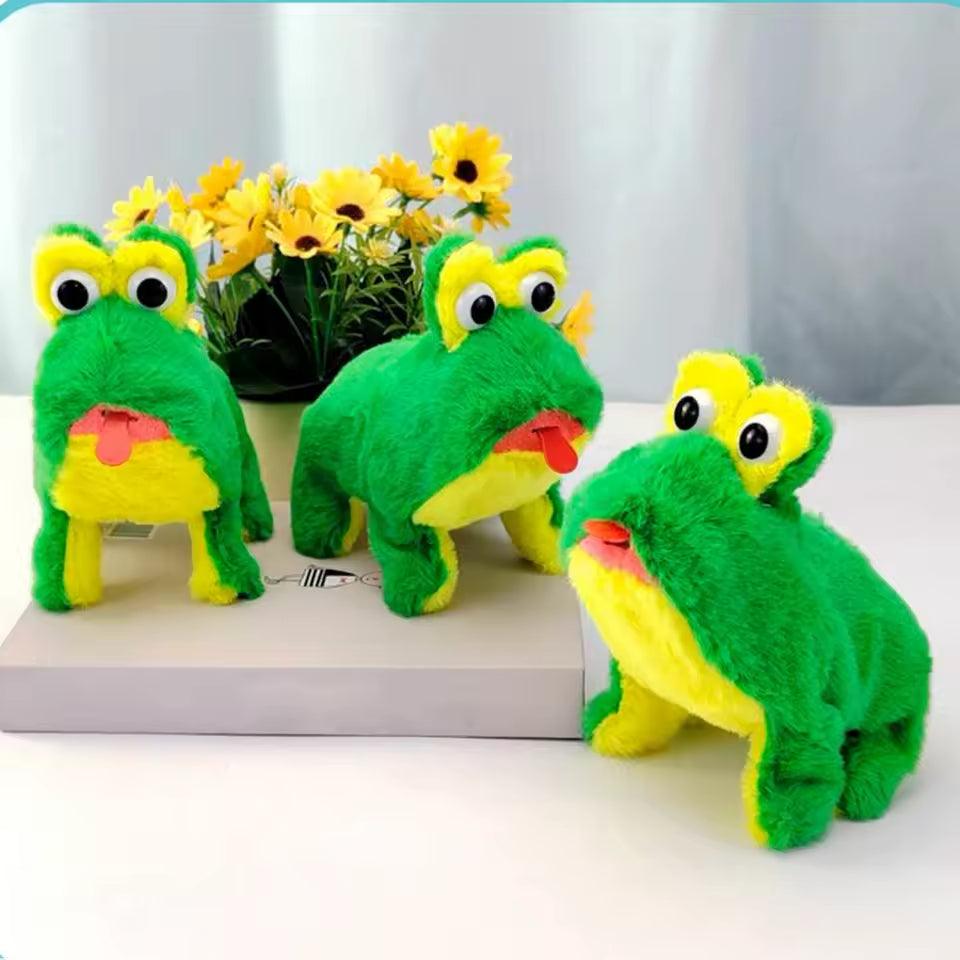 Pelucia De Animais Eletronicos Anda E Emite Som A Piilha AA - Them Company