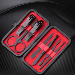 Kit Cortador De Unha Em Carbono Com 8 Peças - Them Company