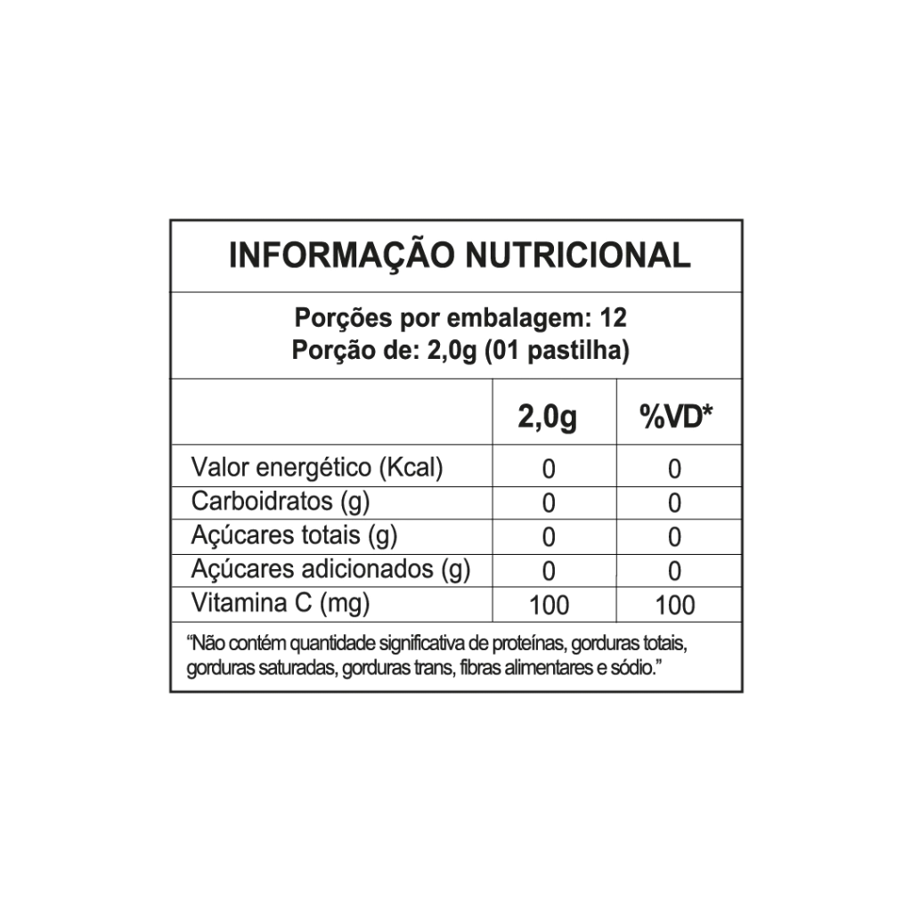 Gargo Nature Mel e Limão com 12 Pastilhas Mastigáveis